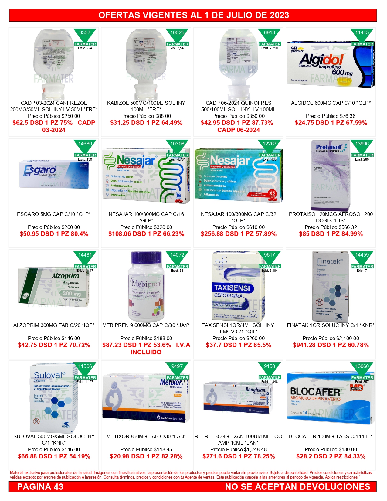 Catalogo Farmater Julio